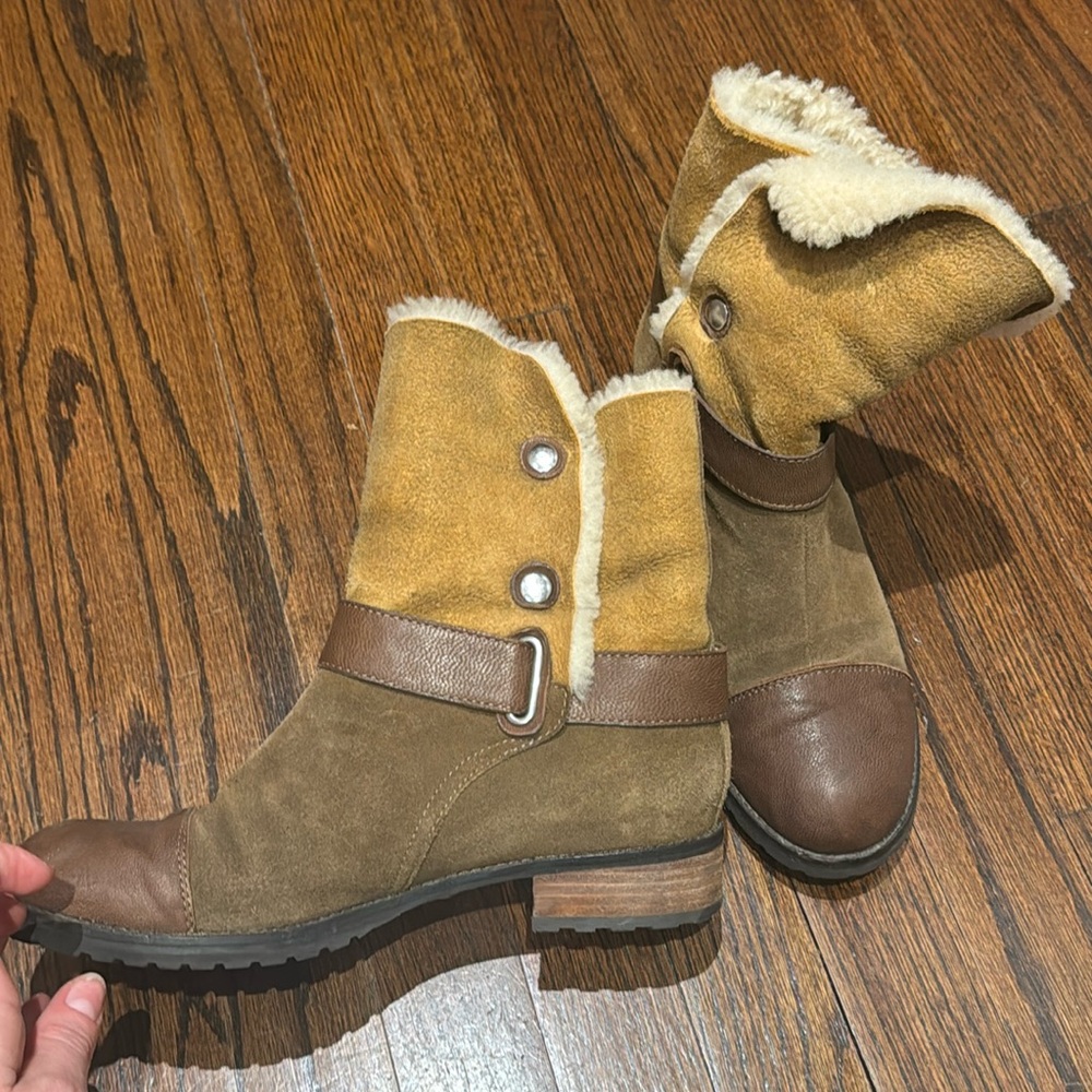 Matt Bernson Tundra Leather/Suede Brown Ankle Boot
